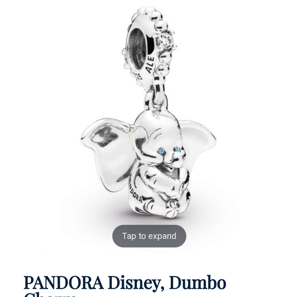 Pandora Disney Dumbo flying elephant charm